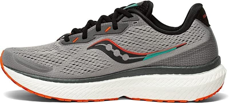 Saucony Men's Triumph 19 Running Shoes Alloy/FIRE