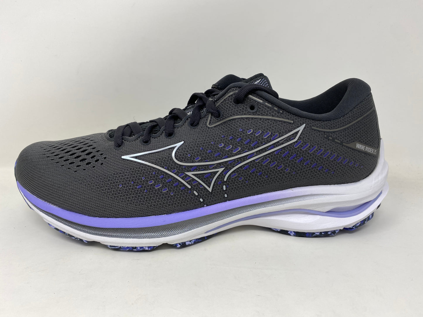 Mizuno Women's Wave Rider 25 Running Shoes Blackened Pearl Black