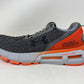 Under Armour Men's HOVR Mega 2 Clone Running Shoes Gray/Orange Size 9 D(M) US