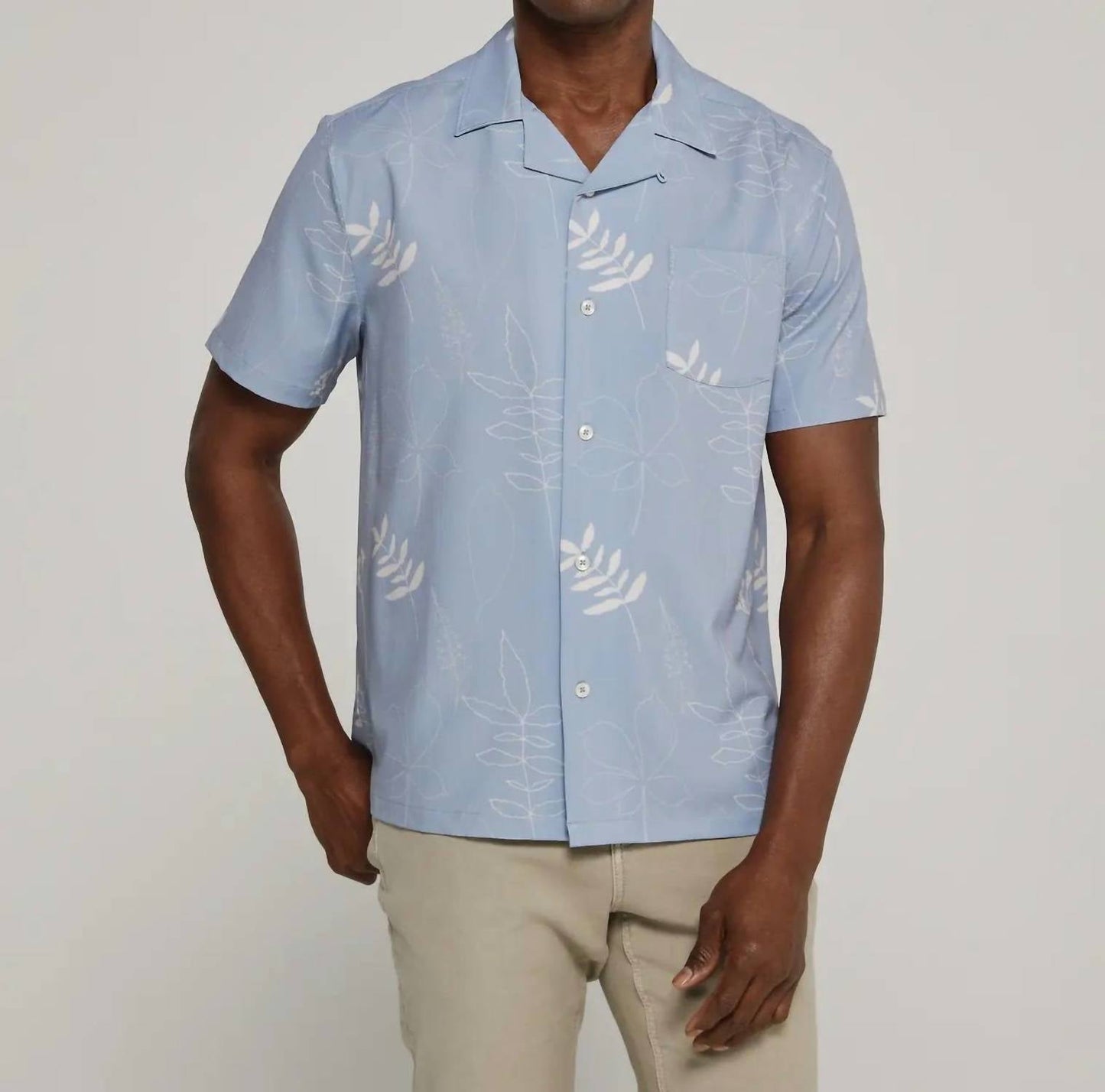 7Diamonds - Ciro Camp Stretch Seersucker Camp Shirt