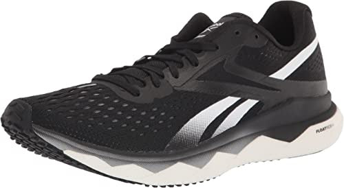 Reebok Men's FLOATRIDE Run Fast 2.0 Running Shoes Black/White Size 11.5 Medium US