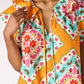 Crosby By Mollie Burch - Fern Flutter Sleeves Top