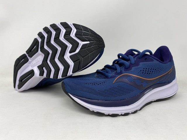 Saucony Women's Ride 14 Running Shoes Midnight/Copper Blue Size 6 (M) Us