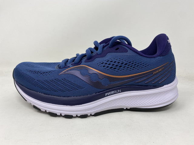 Saucony Women's Ride 14 Running Shoes Midnight/Copper Blue Size 6 (M) Us