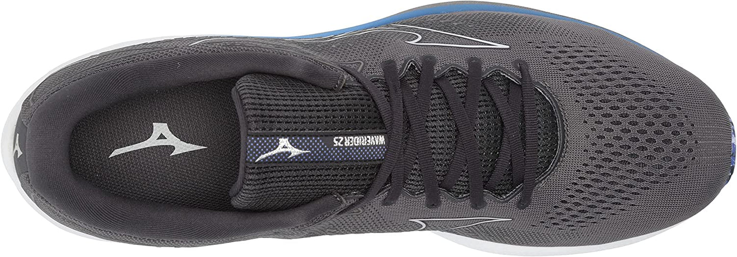 Mizuno Men's Wave Rider 25 Running Shoes Obsidian Size 7 D(M) US