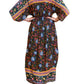 Umgee - Floral Smocked Waist Maxi Dress
