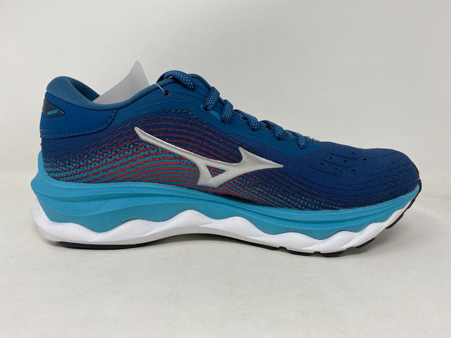 Mizuno Women's Wave Sky 5 Running Shoes Legion Blue/Silver Size 7 B(M) Us
