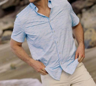 Southern Tide - Game Fish Intercoastal Short Sleeve Sport Shirt