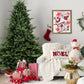 Full-Shaped 6 Ft Christmas Tree with 1673 PE/PVC Tips