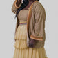 -Bl^Nk- - Bleona Long Sleeve Coverup - Plus