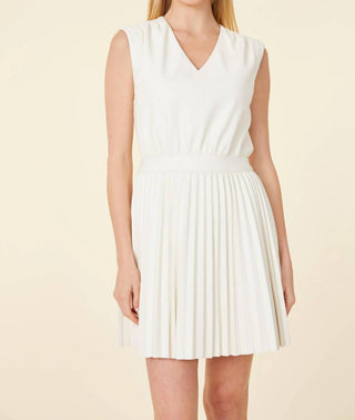 Dolce Cabo - Pleated Leather Dress