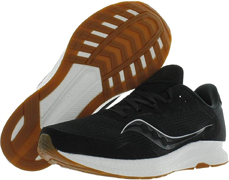 Saucony Men's Freedom 4 Running Shoes Black/Gum Size 12.5 D Medium US