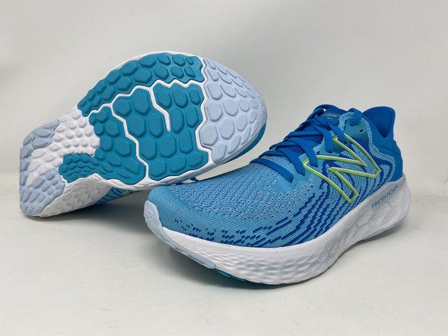 New Balance Women's 1080 V11 Running Shoes Virtual Sky/Lime Size 5 B (M) Us