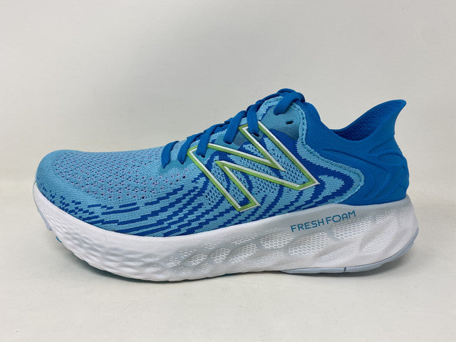 New Balance Women's 1080 V11 Running Shoes Virtual Sky/Lime Size 5 B (M) Us