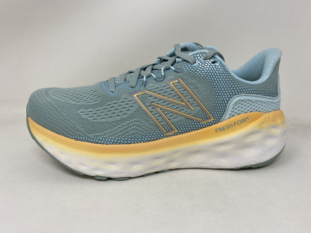 New Balance Women'S More V3 Running Shoes Blue/Mango Size 7 D Wide Us
