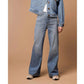 Tribal - Blue Thread Brookke Hugging Palazzo Jeans