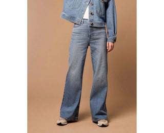 Tribal - Blue Thread Brookke Hugging Palazzo Jeans