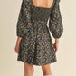 &Merci - Square Neck Ruffle Dress