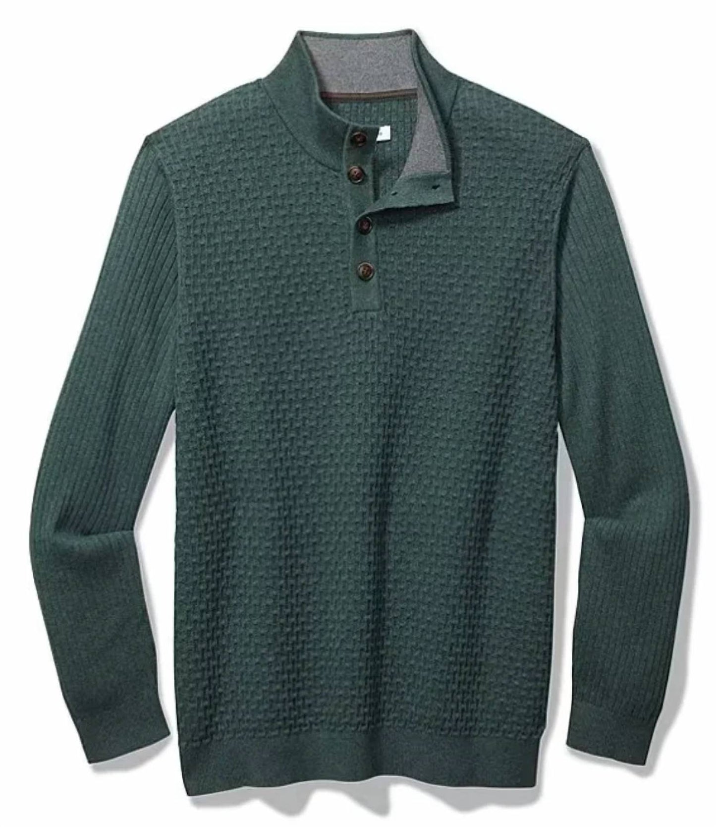 Tommy Bahama - Men's Sandbar Button Mock Pullover Sweater