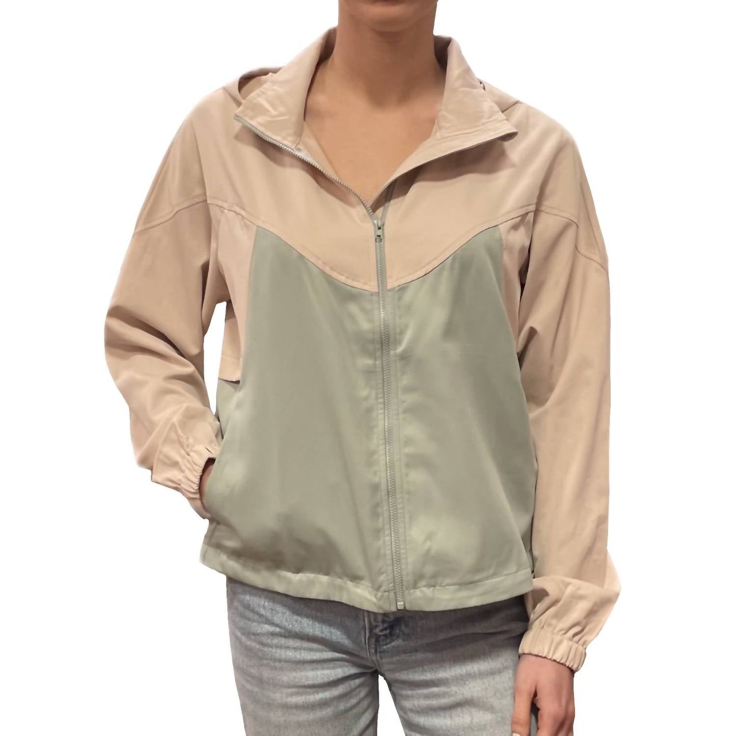 Wishlist - Colorblock Hooded Jacket