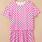 Aapparella - Women's Checkered 2-piece Skort Set