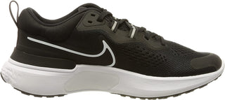 Nike Women'S React Miler 2 Running Shoes Black/White/ Gray Size 11 B Medium Us