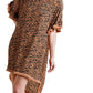 Umgee - Animal Frayed Mini Dress