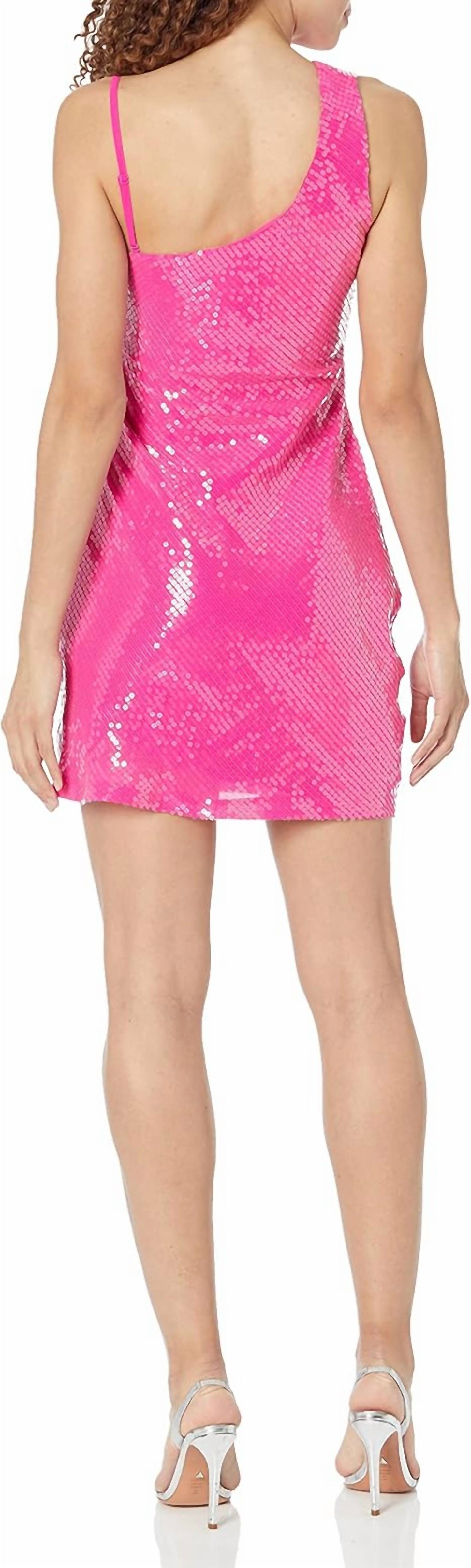 Steve Madden - One Shoulder Maxima Sequin Dress