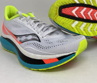 Saucony Women's Endorphin Pro Running Shoes White Mutant Grey Size 7 B (M) Us