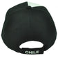 Chile Country Flag Black White Hat Cap Gorra Curved Bill Adjustable Chileans