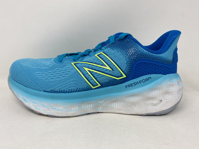 New Balance Women's More V3 Running Shoes Virtual Sky/Lime Glo Blue Size 7 B (M) Us
