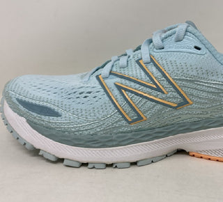 New Balance Women's X 860 V12 Running Shoes Blue/Light Mango Blue