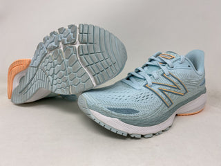 New Balance Women's X 860 V12 Running Shoes Blue/Light Mango Blue