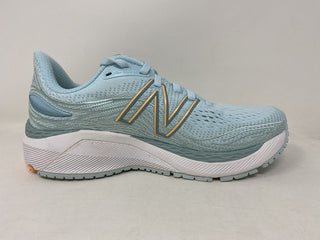New Balance Women's X 860 V12 Running Shoes Blue/Light Mango Blue
