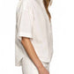 Sanctuary - Relaxed Short Sleeve Popover Top