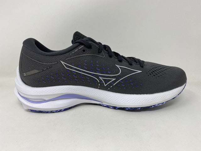 Mizuno Women's Wave Rider 25 Running Shoes Black Size 8 D Wide US