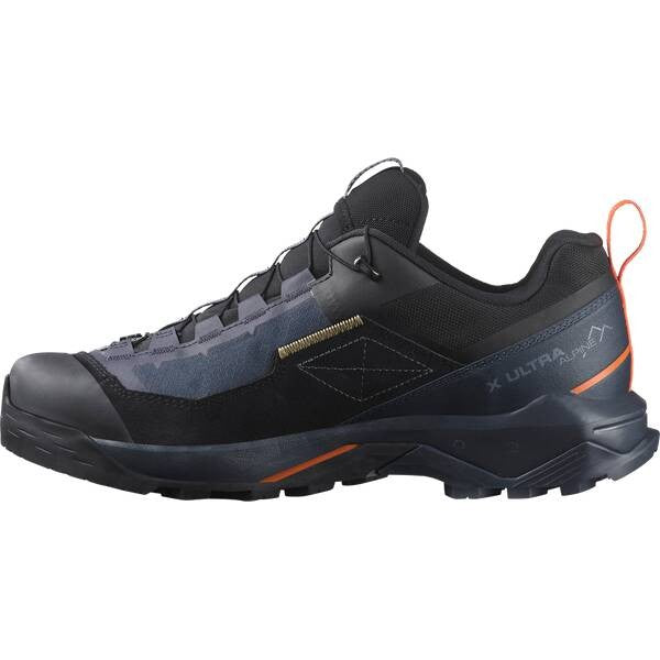 Salomon Mens X Ultra Alpine Trail Sneaker Blue Nights Black Red Orange