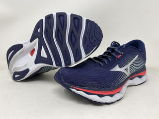 Mizuno Women's Wave Sky 5 Running Shoes Peacoat Blue