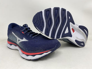 Mizuno Women's Wave Sky 5 Running Shoes Peacoat Blue