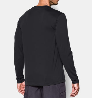 Under Armour Mens Tech Long sleeve T-Shirt - Black - Small