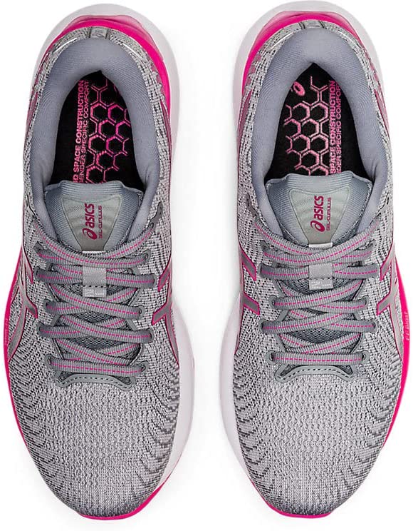 ASICS Women's Gel Cumulus 24 Running Shoes Sheet Rock/Pink/Gray 10 B (M) US