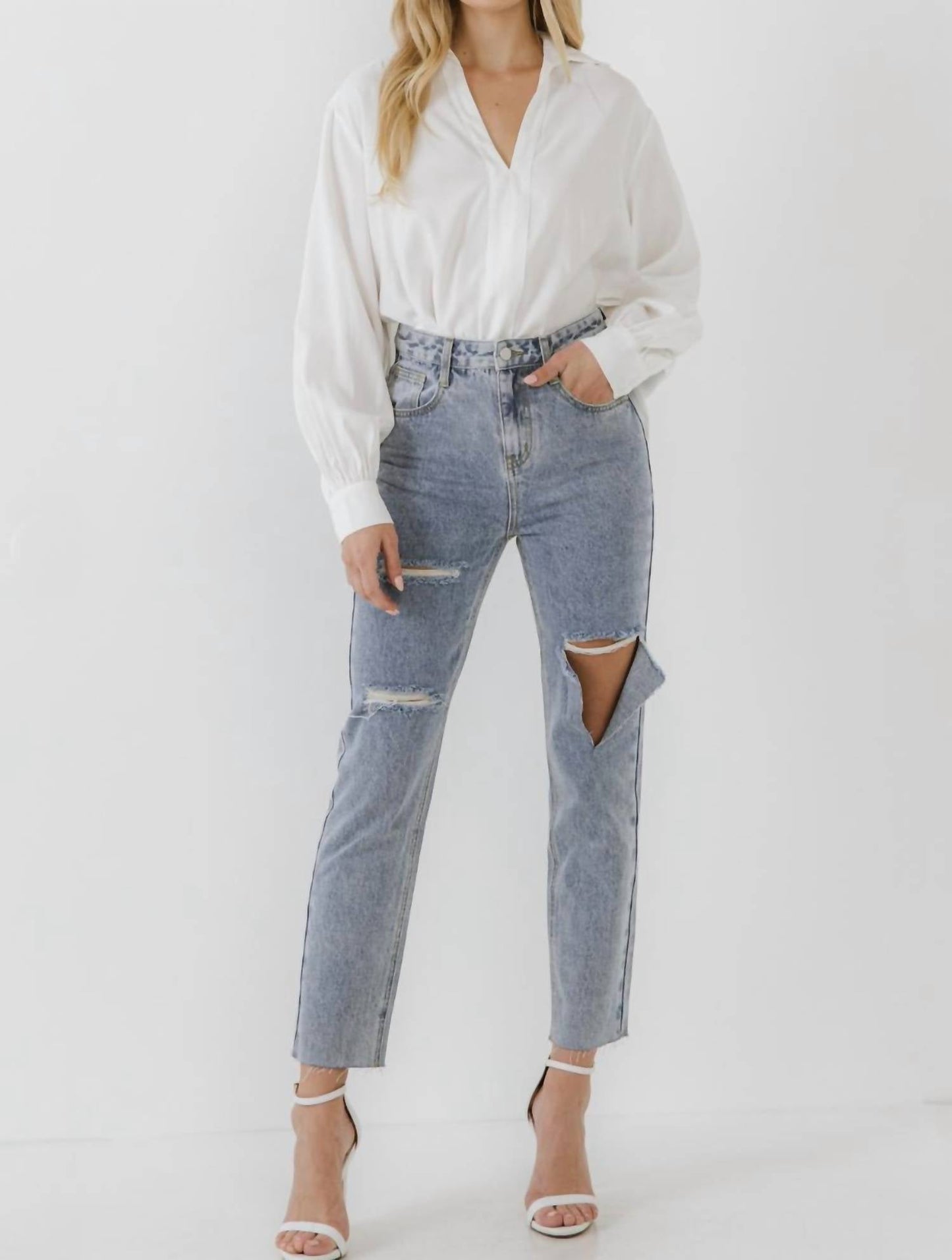 Endless Rose - Perfect V-neck Blouse