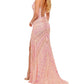 Rachel Allan - Beaded Tulle Long Prom Dress