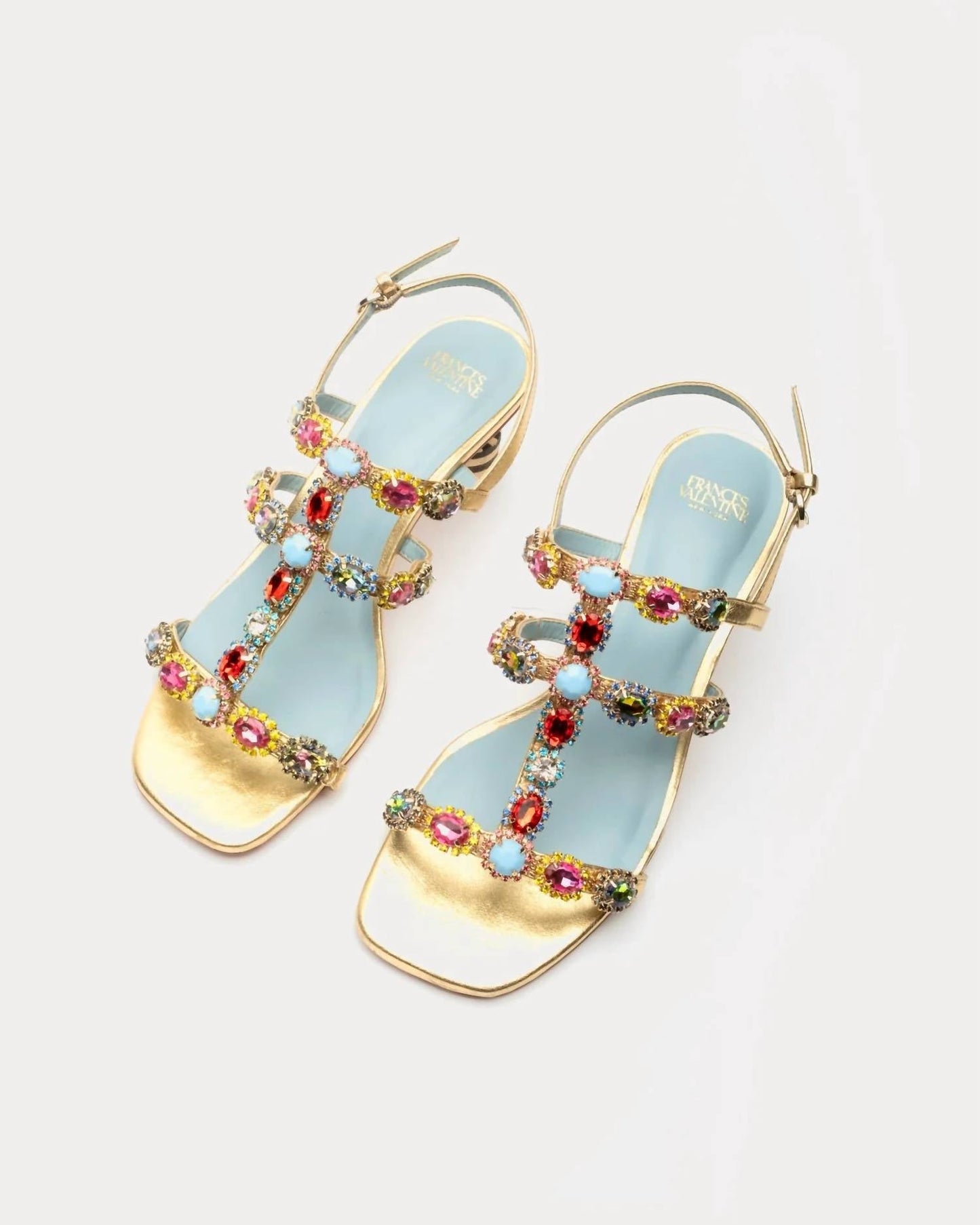 Frances Valentine - Women Kiki Gem Nappa With Rhinestones Heel