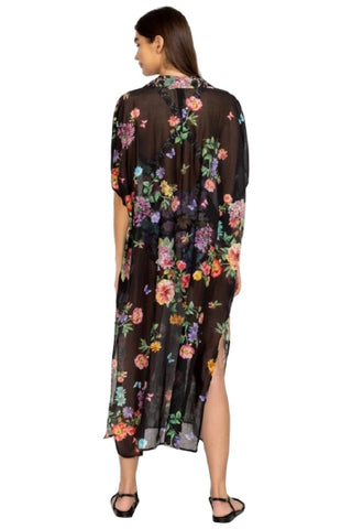 Johnny Was - Butterfly Collared Kaftan Coverup