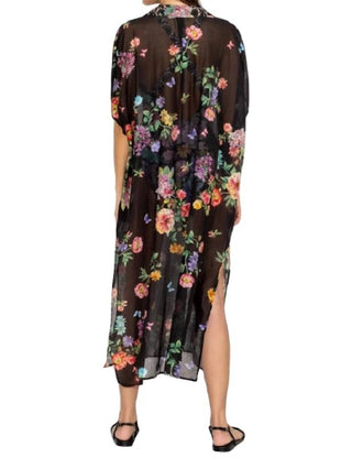 Johnny Was - Butterfly Collared Kaftan Coverup