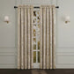 Santina Room Darkening Curtain Panel Set - Gold