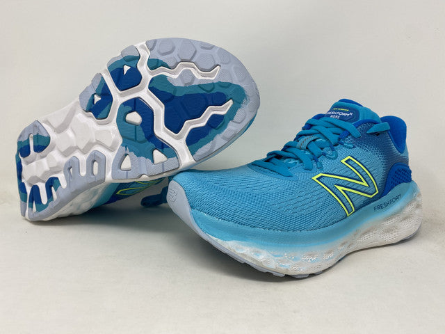 New Balance Women's More V3 Running Shoes Virtual Sky/Lime Glo Size 6 B Medium US