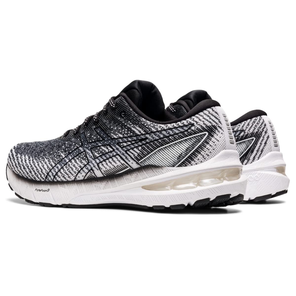 Asics Women's Gt 2000 10 Running Shoes White/Black Size 10 B (M) Us