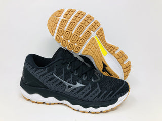 Mizuno Women's Wave Sky 4 Waveknit Running Shoes Dark Shadow Size 6.5 B (M) Us